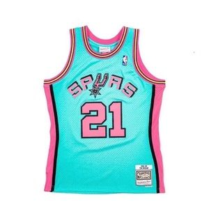 Tim Duncan Mitchell and ness NBA jersey size large